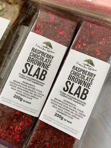 Slab - Raspberry Chocolate brownie